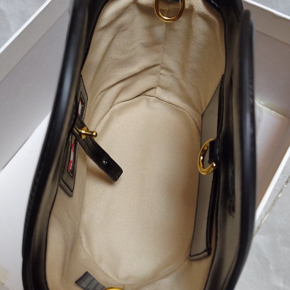 marni woven shopping bag shoulder bag tote bag black small - Picture 4 of 16